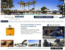 Tablet Screenshot of luxurynews.es